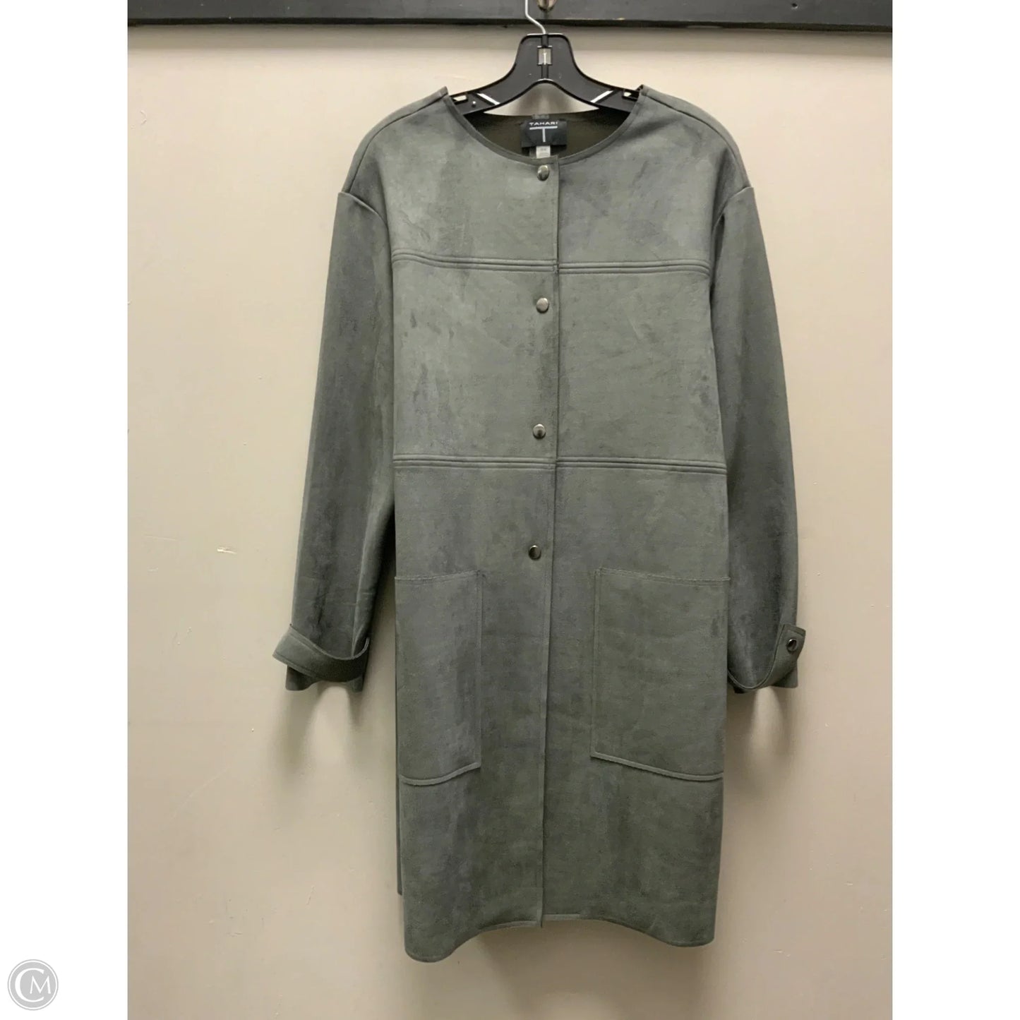 Jacket Other By Tahari In Grey, Size: M