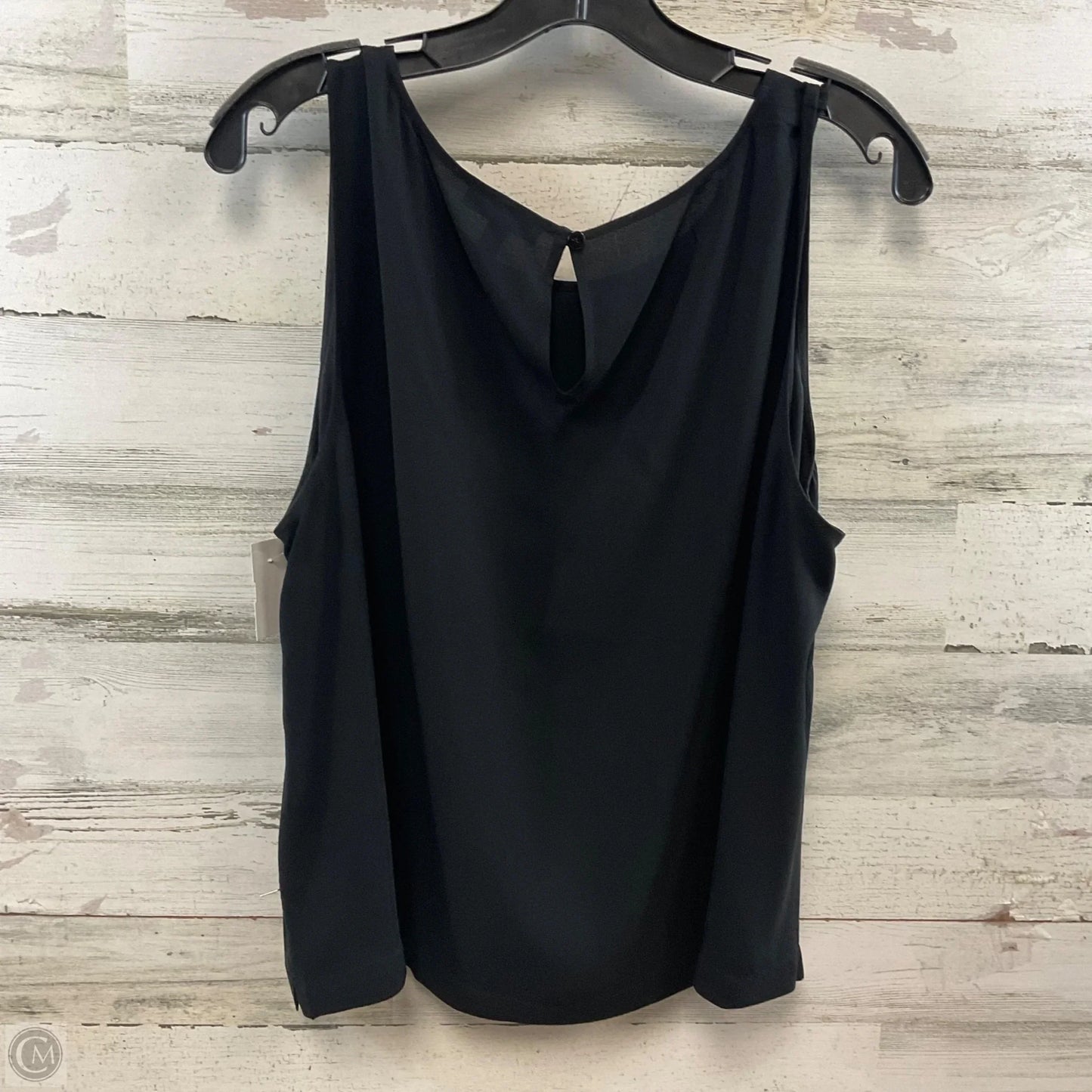 Top Sleeveless By Eileen Fisher In Black, Size: 1x