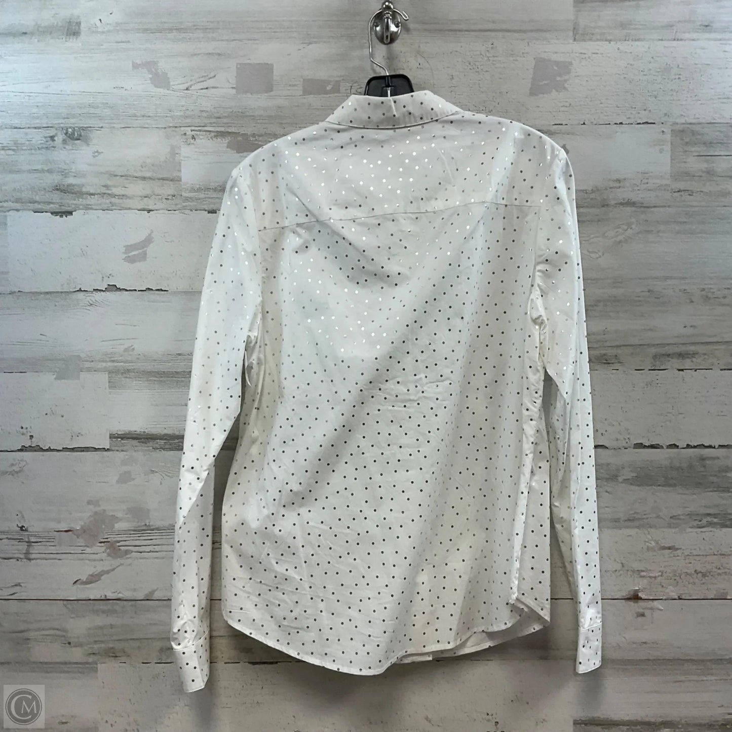 Blouse Long Sleeve By Boden In White, Size: M