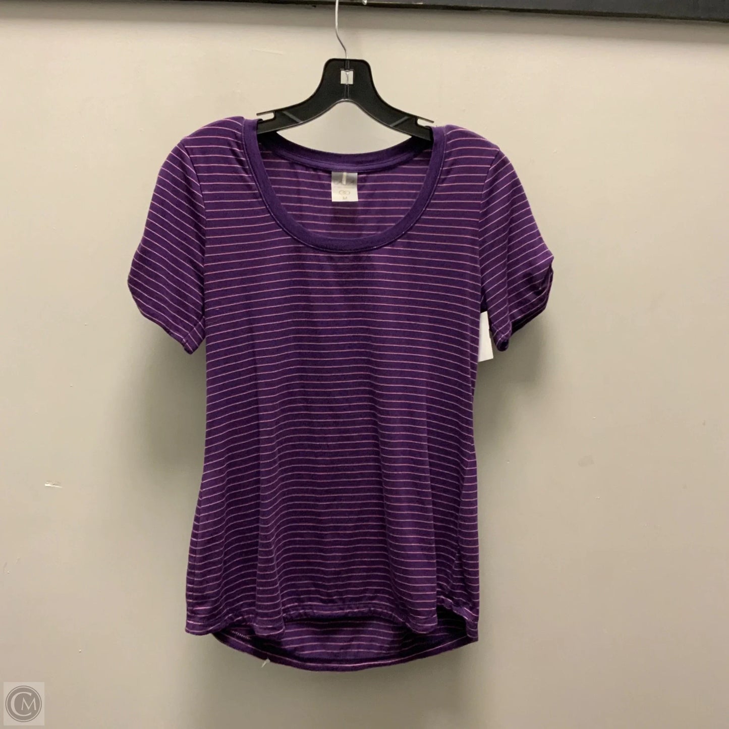 Athletic Top Short Sleeve By Calia In Purple, Size: M