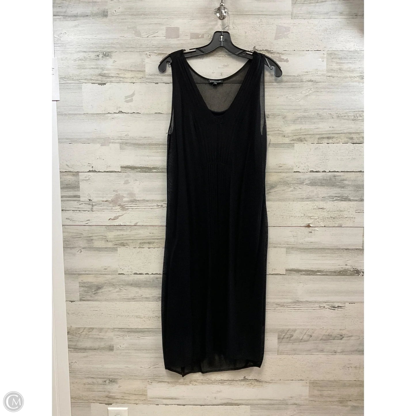 Dress Work By Eileen Fisher In Black, Size: L