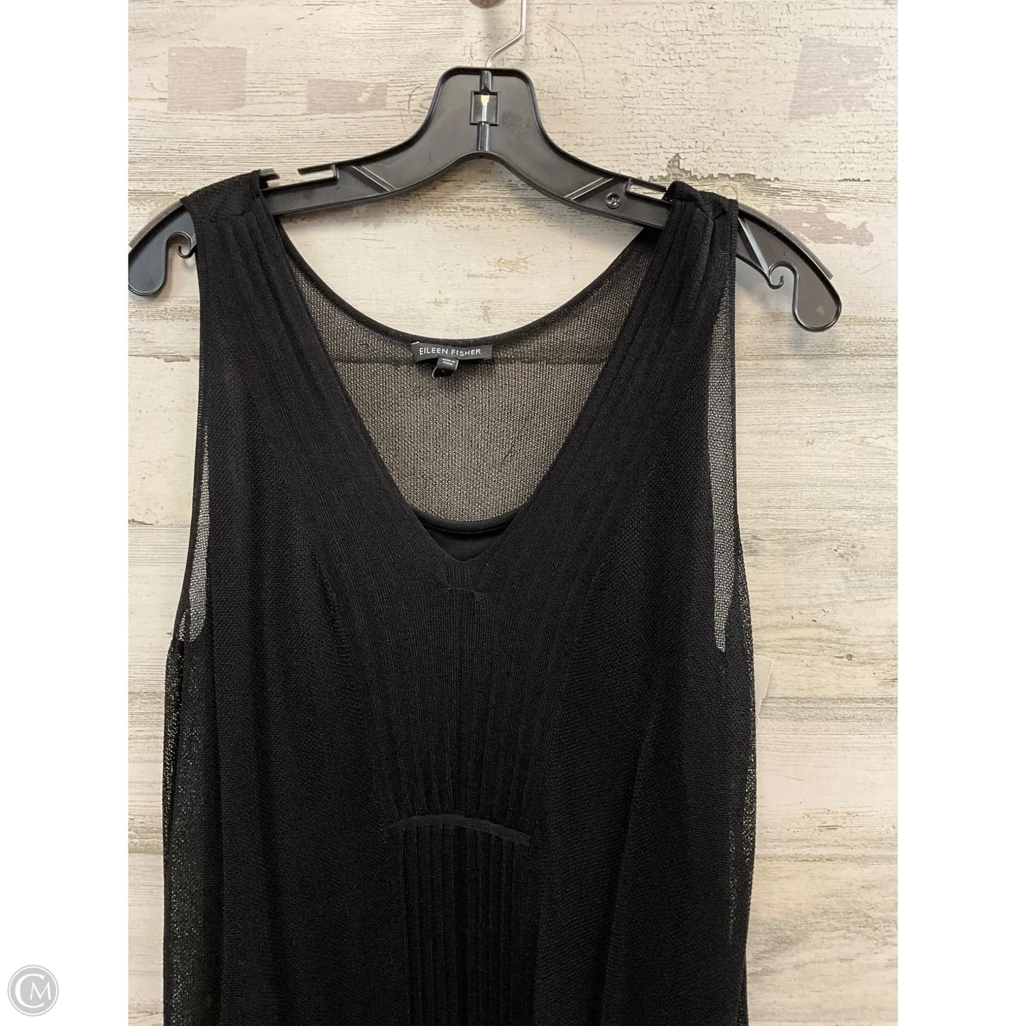 Dress Work By Eileen Fisher In Black, Size: L