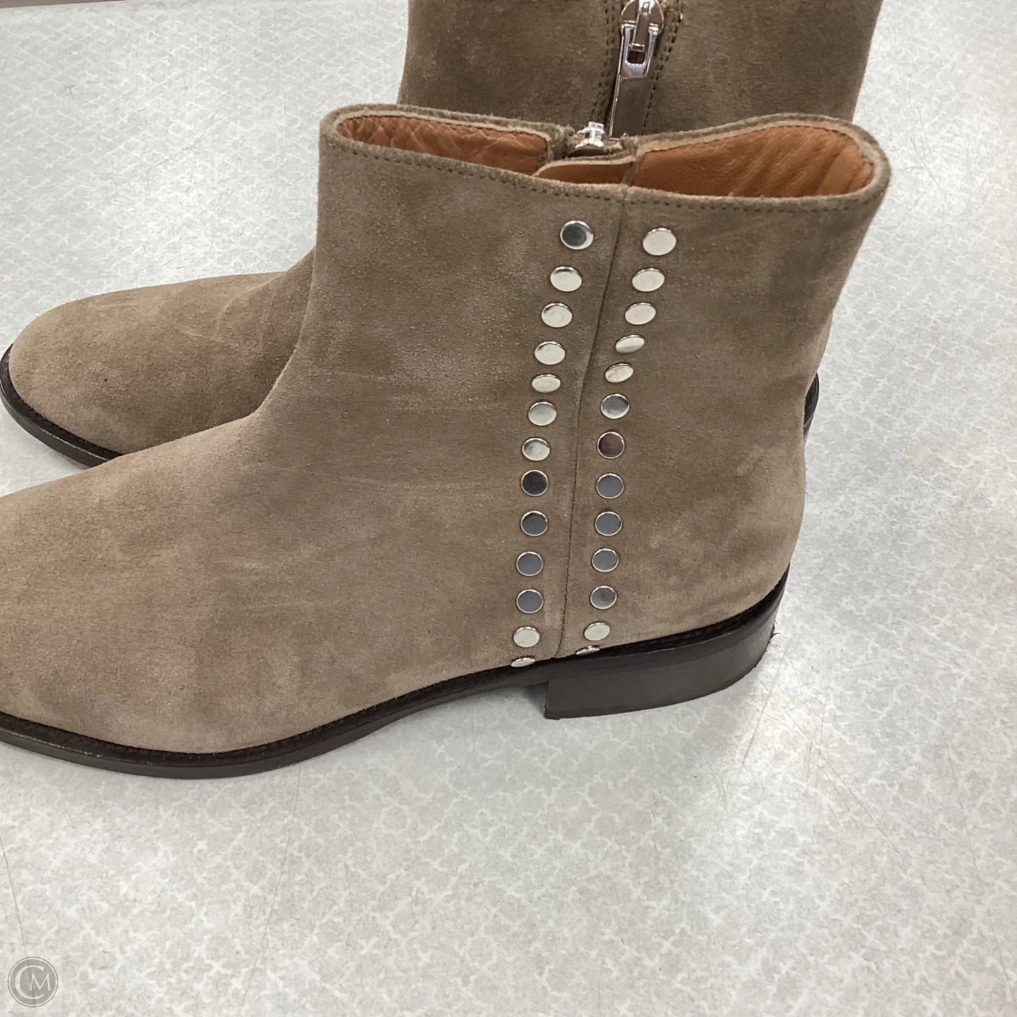 Boots Ankle Flats By Aquatalia In Brown, Size: 8.5