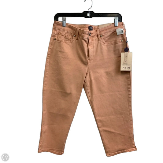 Capris By Not Your Daughters Jeans In Peach, Size: 10