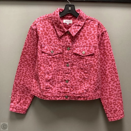 Jacket Denim By Jess Lea In Pink, Size: Xl