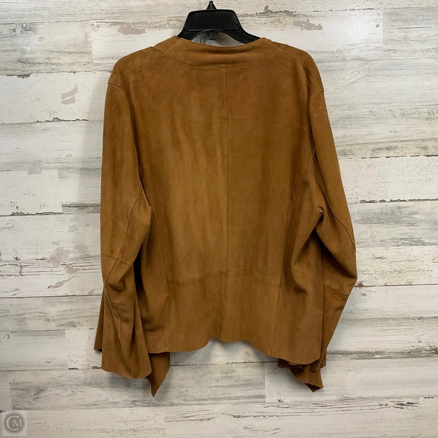 Jacket Leather By Michael By Michael Kors In Brown, Size: 3x