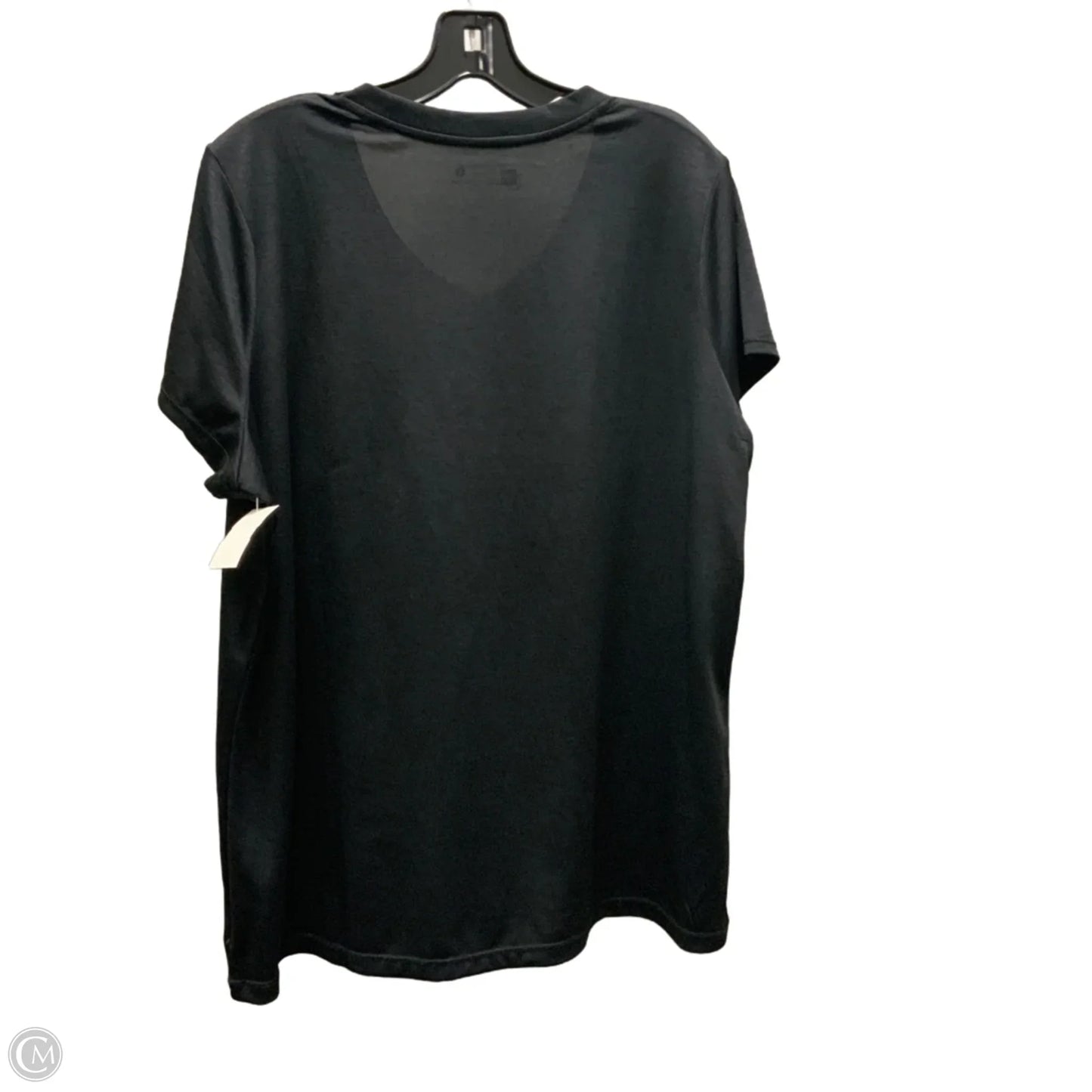 Athletic Top Short Sleeve By Xersion In Black, Size: 1x