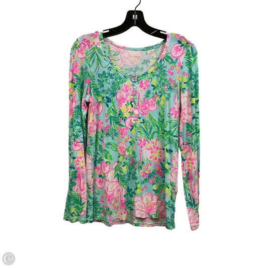 Top Long Sleeve By Lilly Pulitzer In Green, Size: Xs
