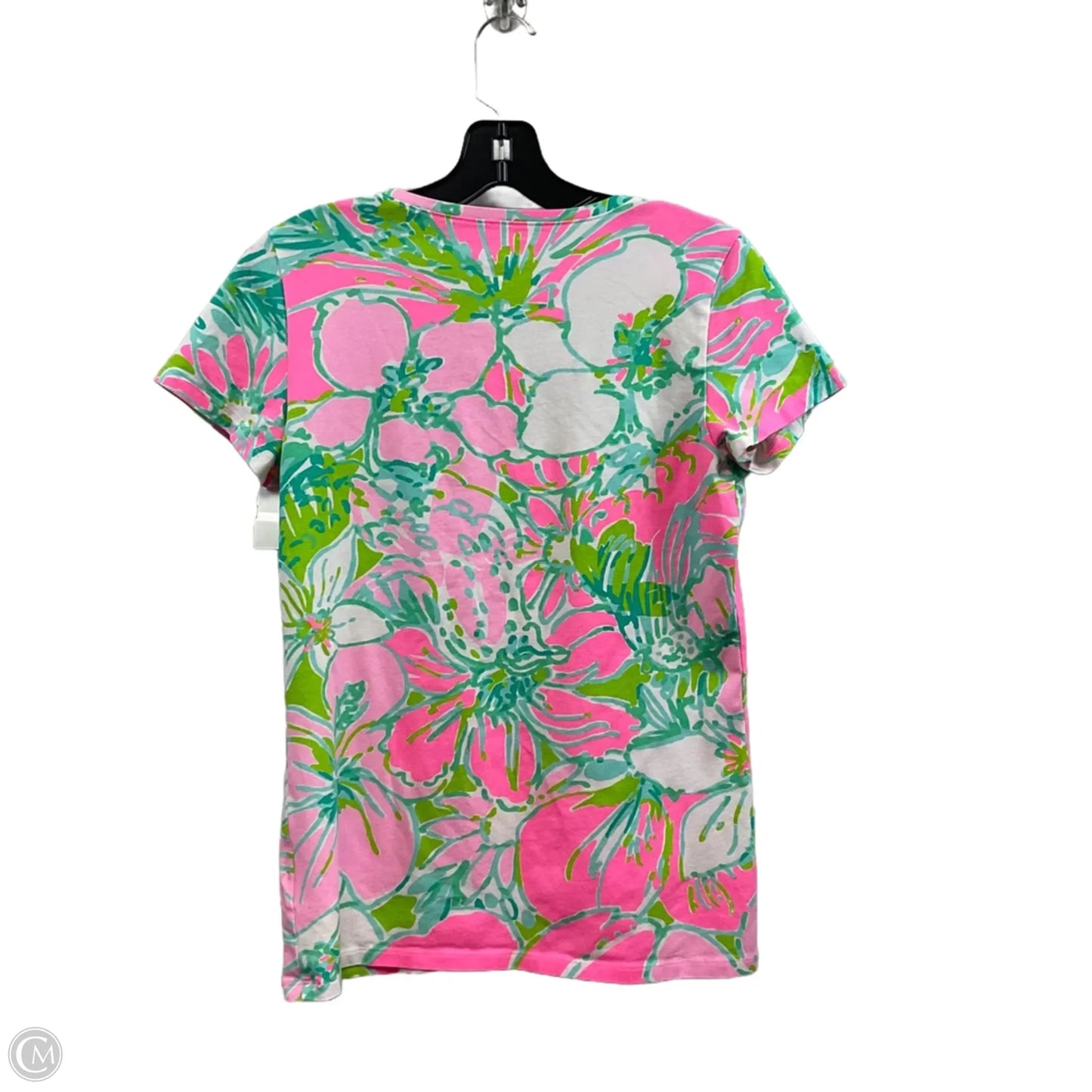 Top Short Sleeve By Lilly Pulitzer In Pink, Size: M