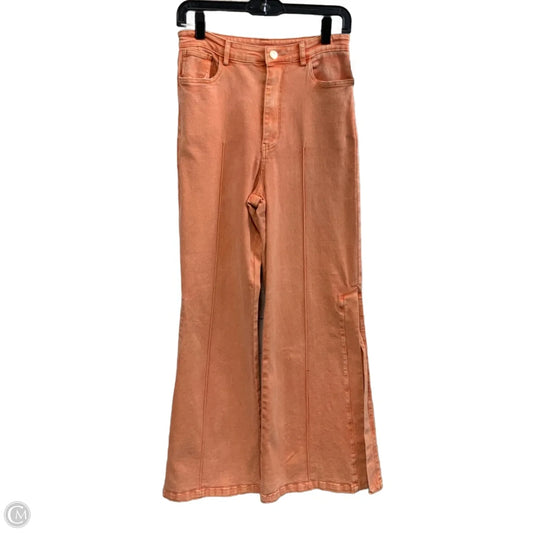 Jeans Flared By En Saison In Orange, Size: L