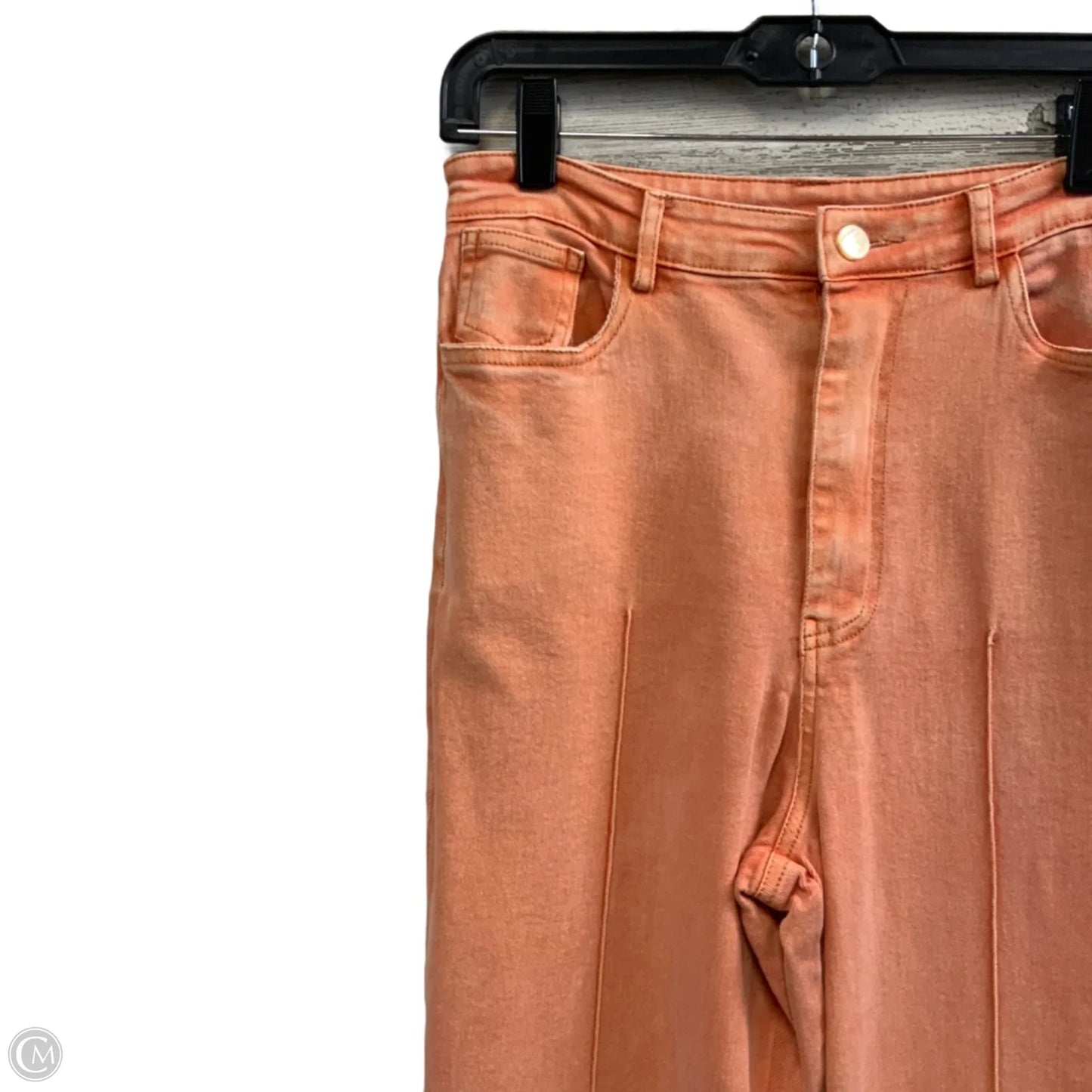 Jeans Flared By En Saison In Orange, Size: L