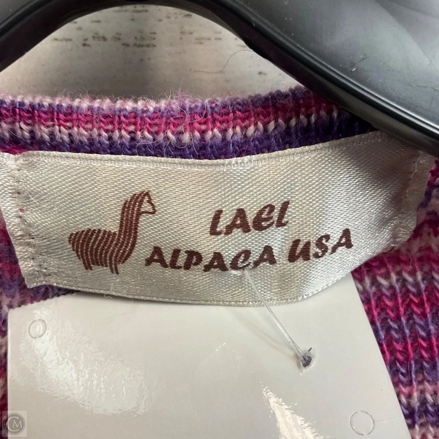 Sweater Cardigan By Lael In Pink, Size: Osfm