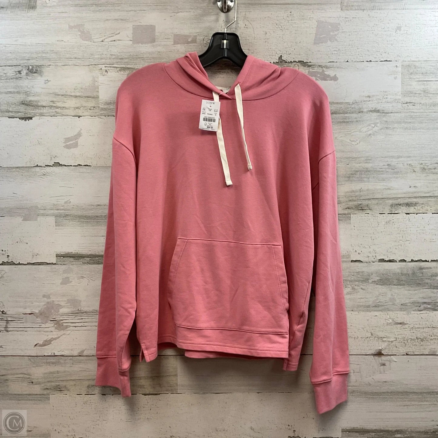 Sweatshirt Hoodie By J. Crew In Peach, Size: M