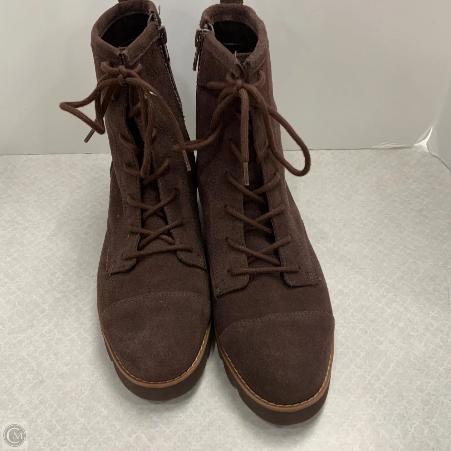 Boots Ankle Flats By Vionic In Brown, Size: 7.5