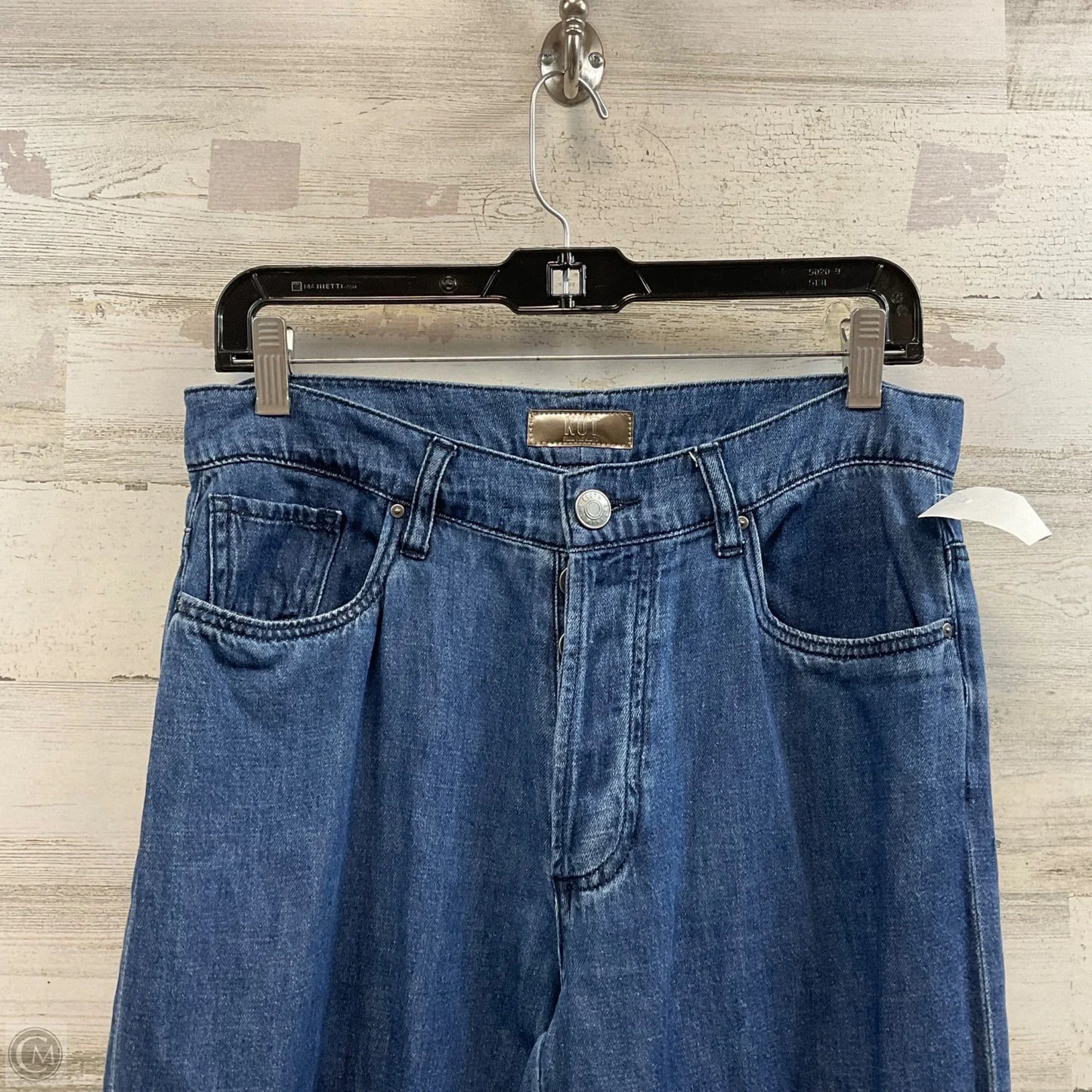 Jeans Wide Leg By Kut In Blue Denim, Size: 6