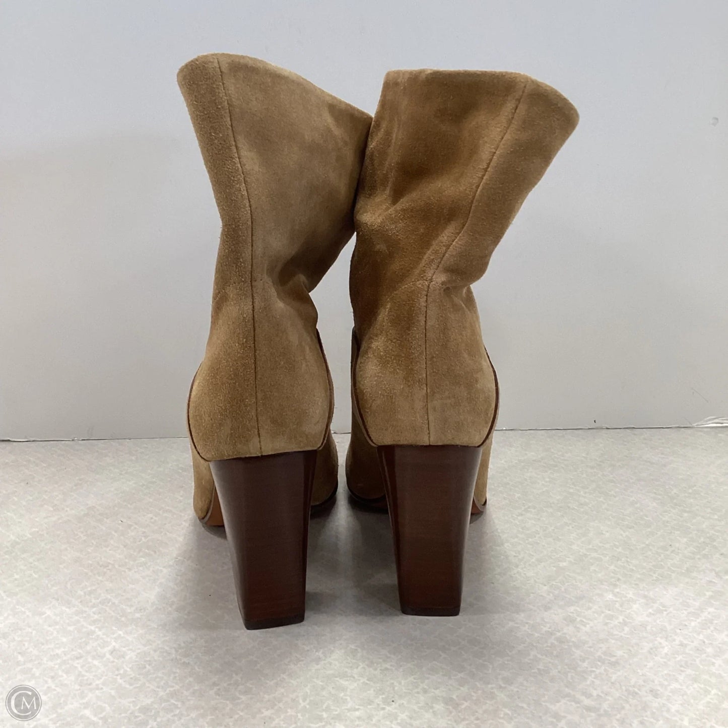 Boots Ankle Heels By Polo Ralph Lauren In Brown, Size: 9