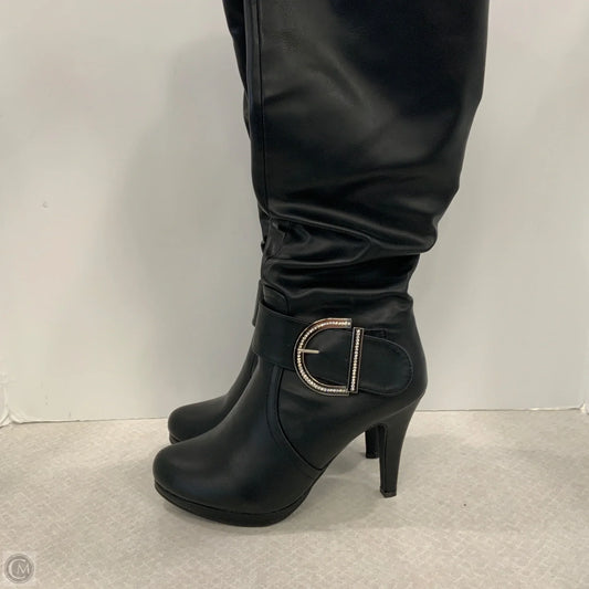 Boots Knee Heels By Dream Pairs In Black, Size: 7