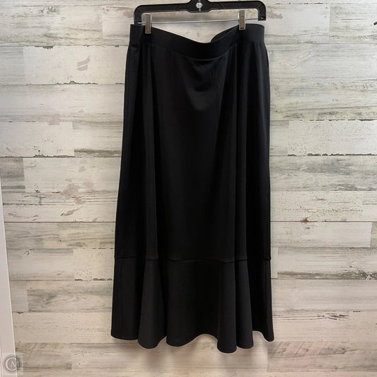 Skirt Maxi By Talbots In Black, Size: 2x petite