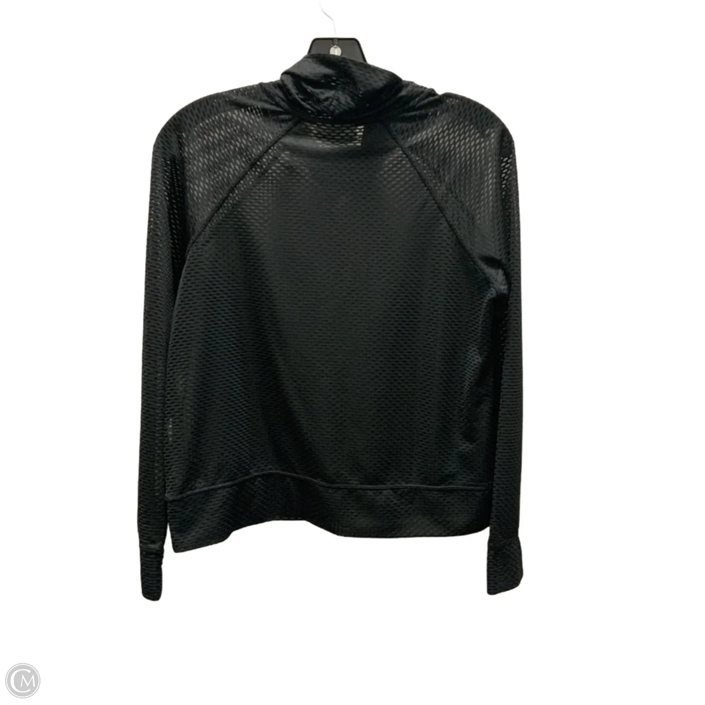Athletic Top Long Sleeve Collar By Dkny In Black, Size: Xs