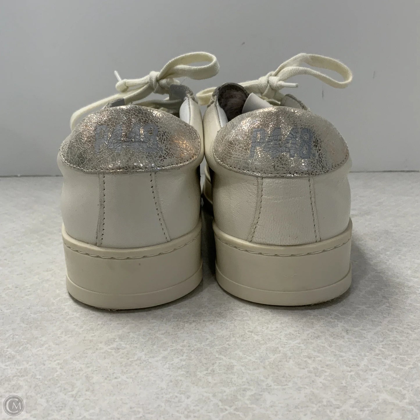 Shoes Sneakers By P448 In Cream, Size: 8.5
