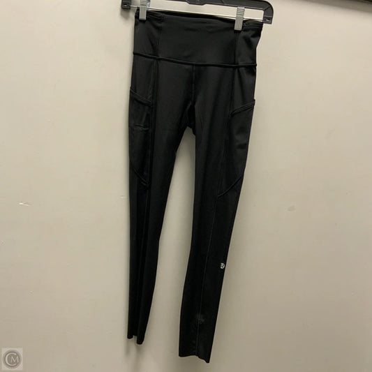 Athletic Leggings By Lululemon In Black, Size: 4