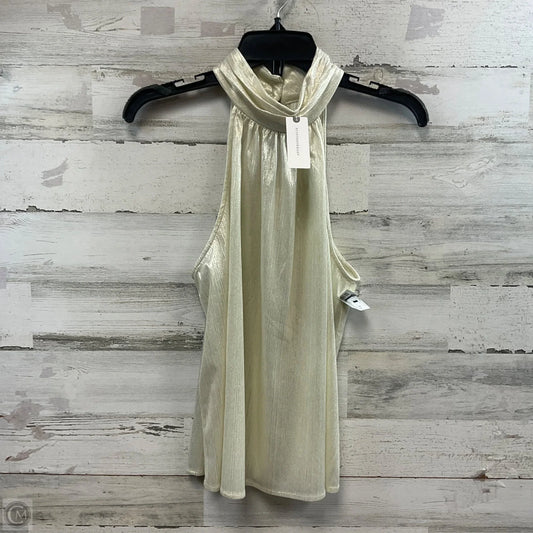 Top Sleeveless By Anthropologie In Cream, Size: M