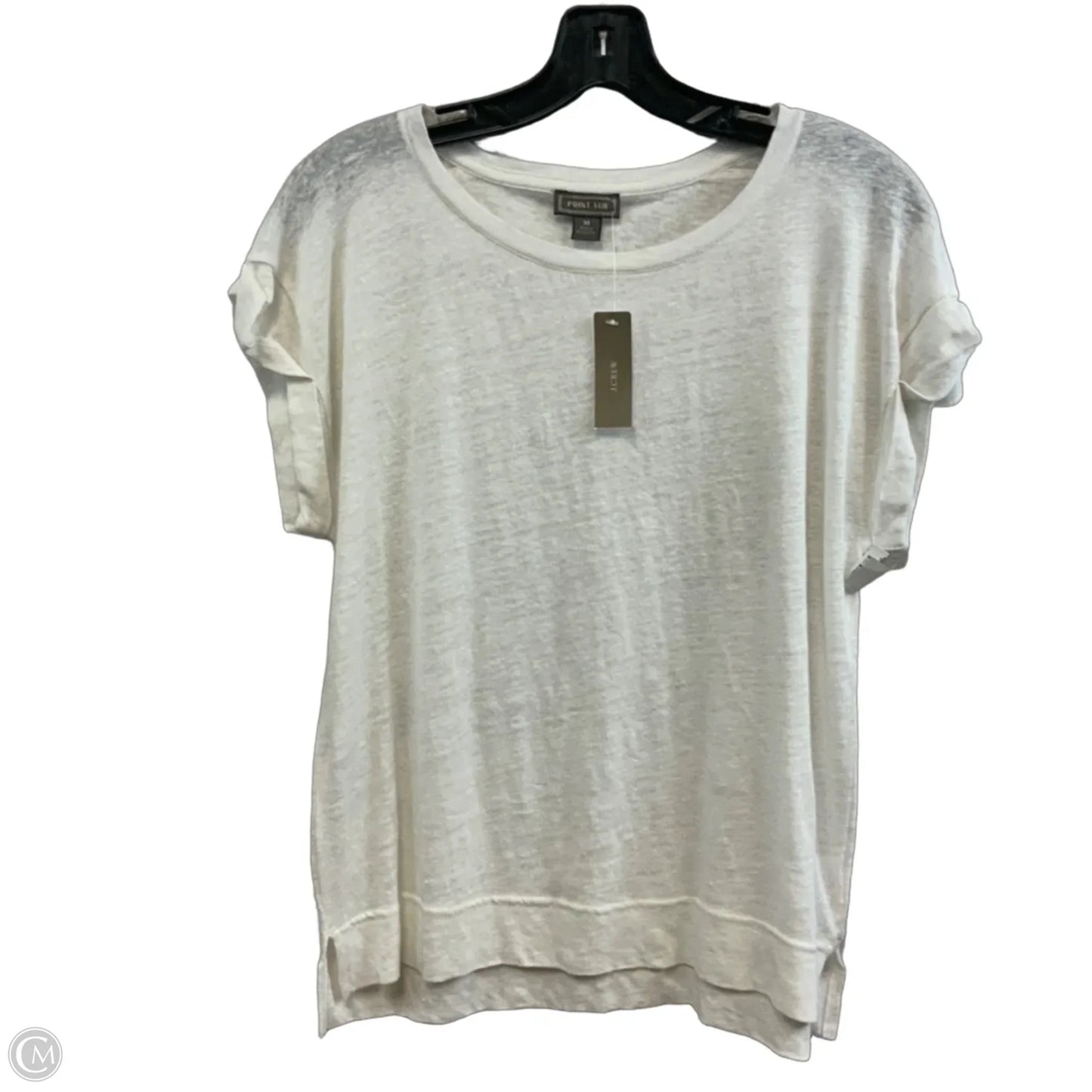 Top Short Sleeve By Point Sur In White, Size: M