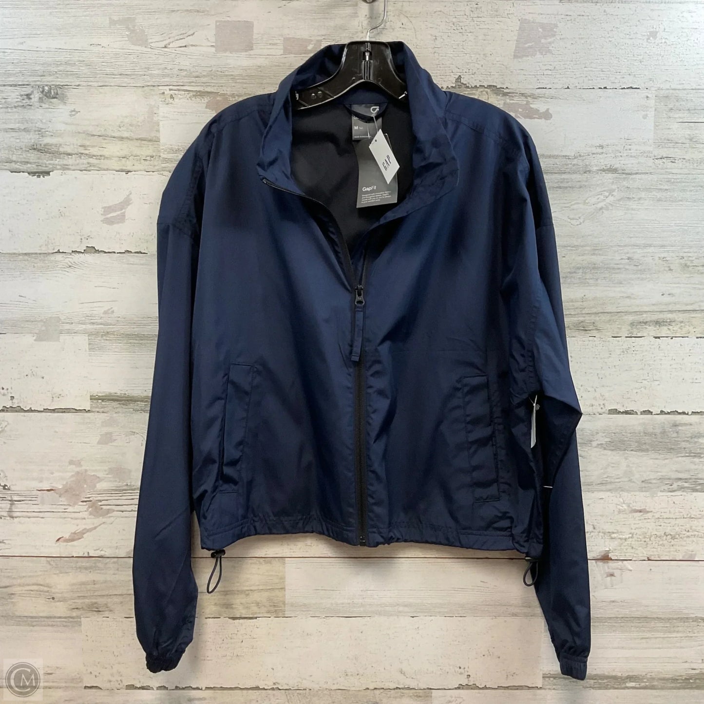 Athletic Jacket By Gapfit In Blue, Size: M