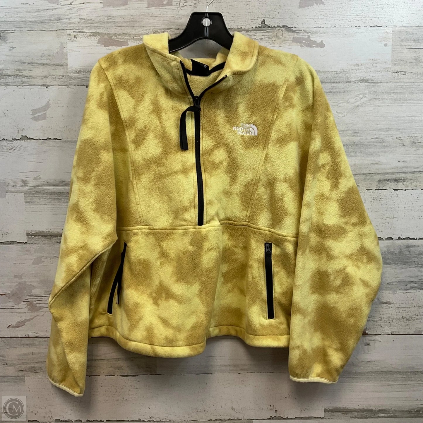 Sweatshirt Collar By The North Face In Yellow, Size: Xl