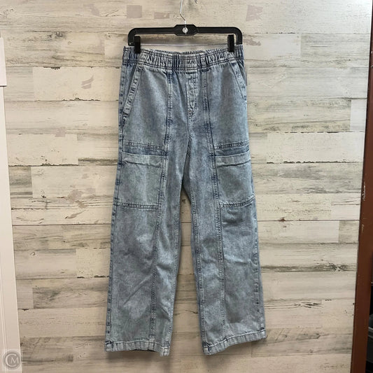 Jeans Wide Leg By Gap In Blue Denim, Size: S