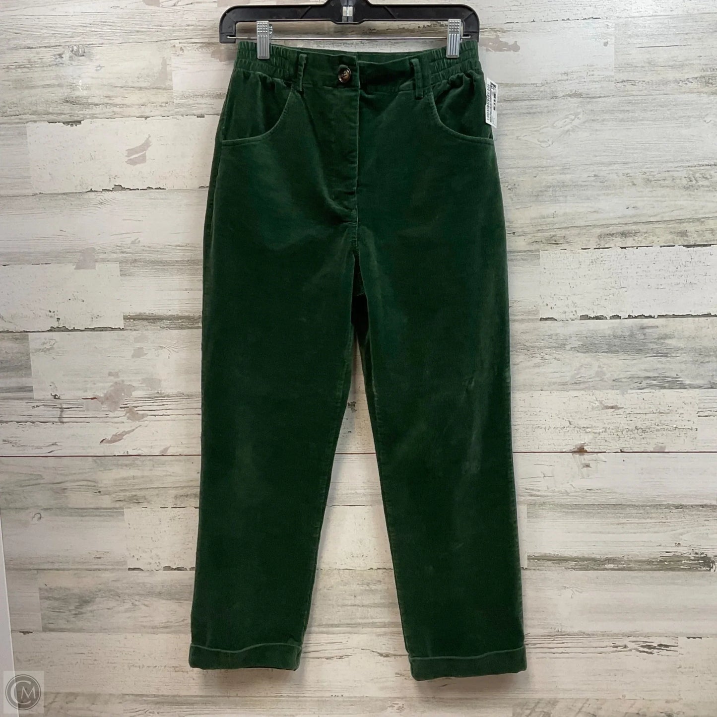 Pants Corduroy By Skies Are Blue In Green, Size: S