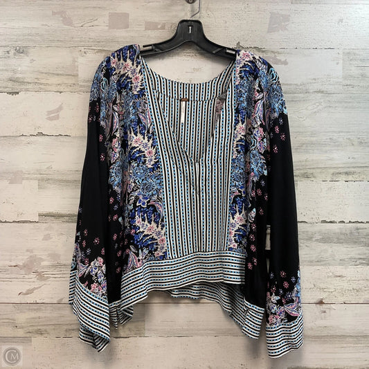 Top Long Sleeve By Free People In Black, Size: L