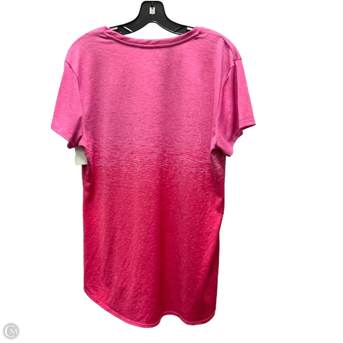 Athletic Top Short Sleeve By Bcg In Pink, Size: Xl