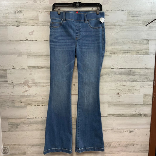 Jeans Flared By Spanx In Blue Denim, Size: M
