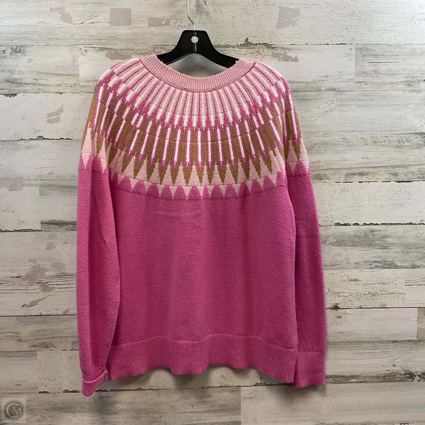 Sweater By Loft In Pink, Size: L