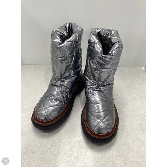 Boots Designer By Tory Burch In Silver, Size: 7.5