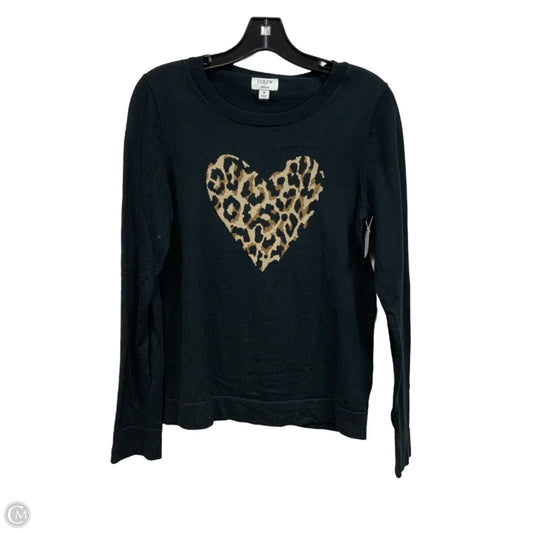 Top Long Sleeve By J. Crew In Black, Size: M