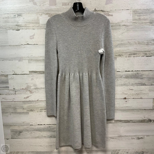 Dress Sweater By Rebecca Taylor In Grey, Size: M