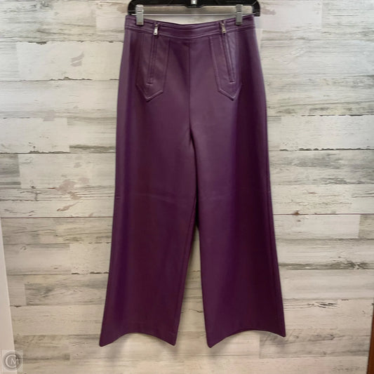 Pants Wide Leg By Avec Les Filles In Purple, Size: 8