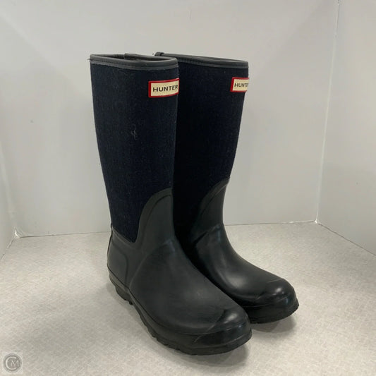 Boots Rain By Hunter In Black, Size: 7