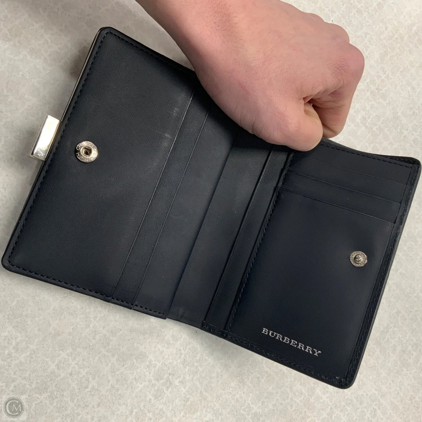 Wallet Luxury Designer By Burberry, Size: Large