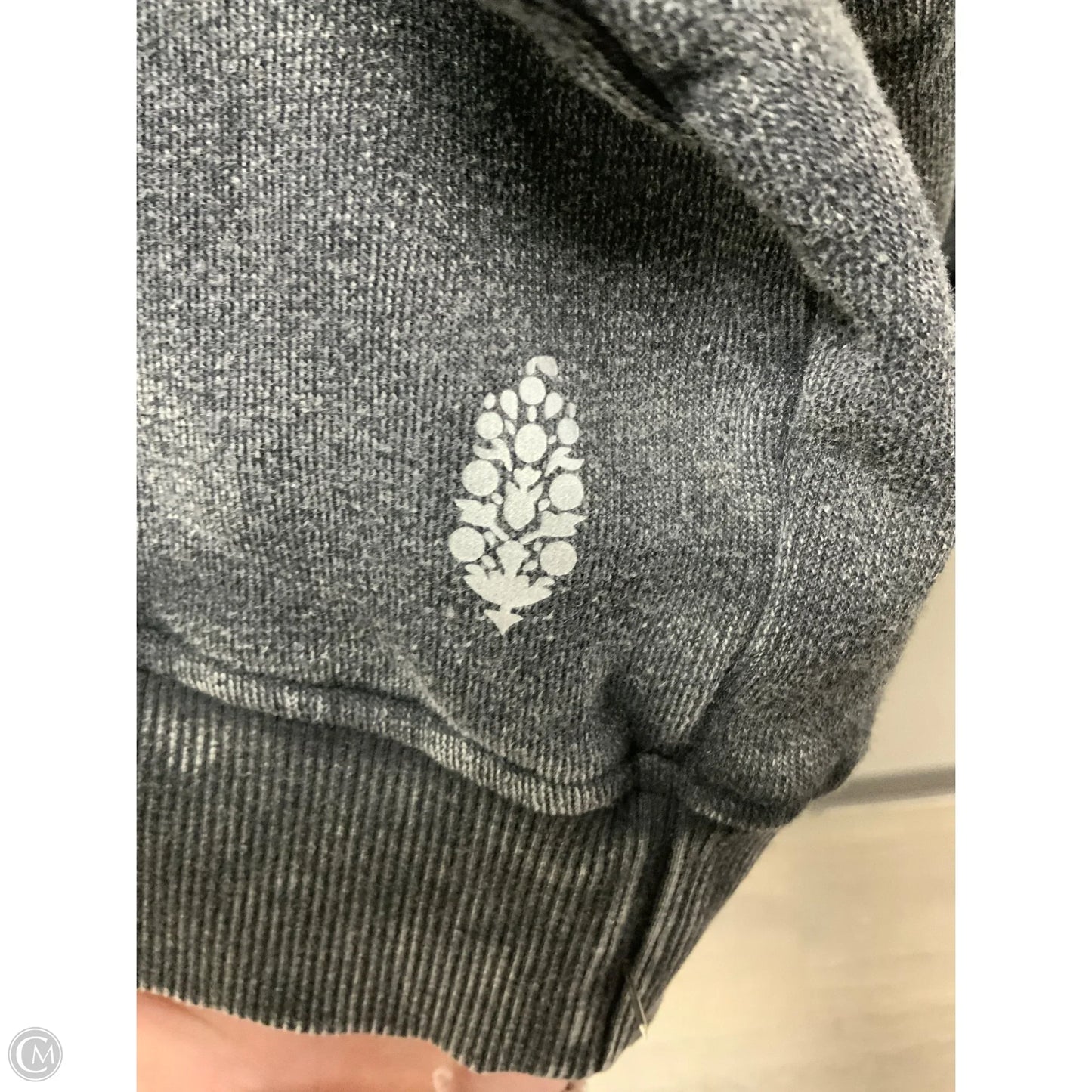 Sweatshirt Hoodie By Free People In Black, Size: S