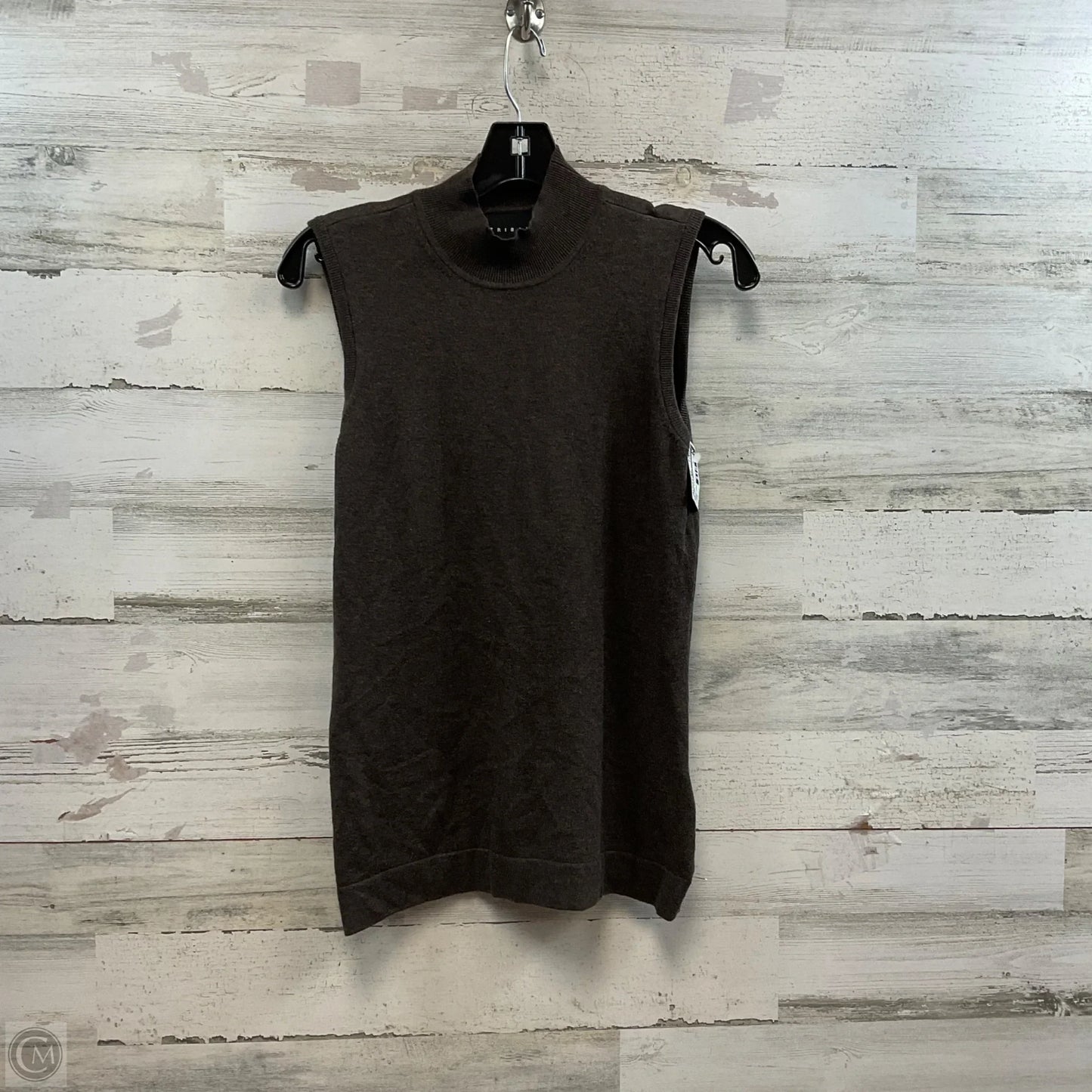 Top 2pc Long Sleeve By Tribal In Brown, Size: M