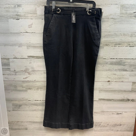 Pants Wide Leg By White House Black Market In Black Denim, Size: 8