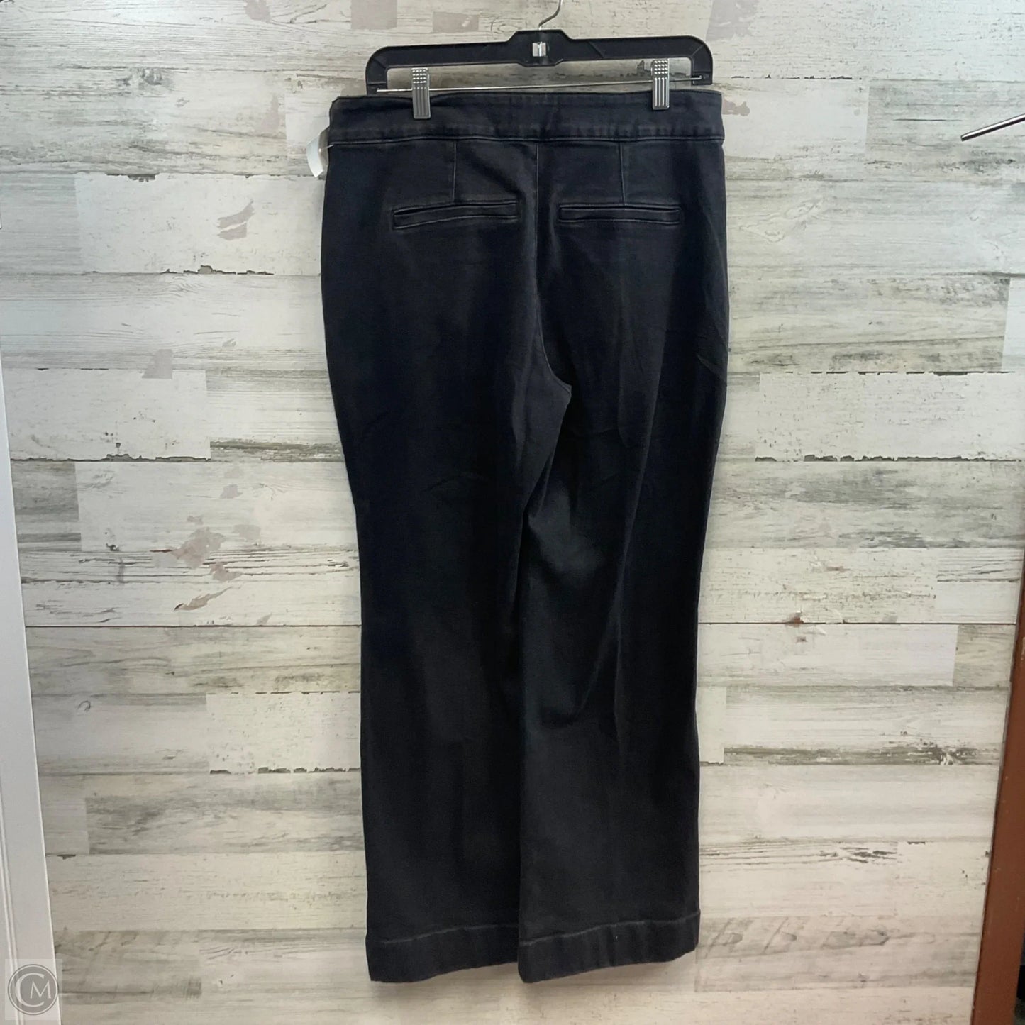 Pants Wide Leg By White House Black Market In Black Denim, Size: 8