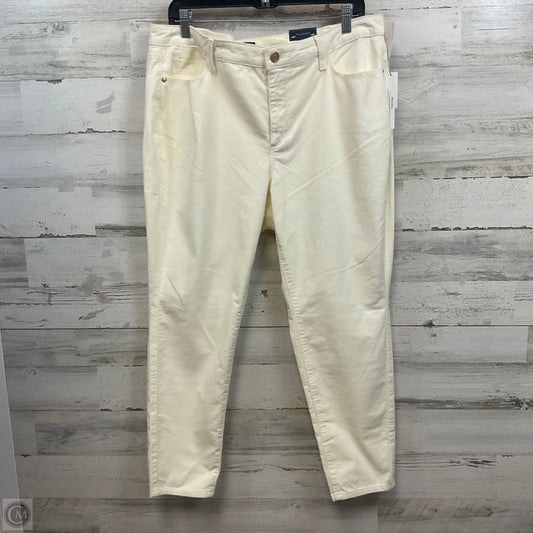 Pants Corduroy By Talbots In Cream, Size: 16