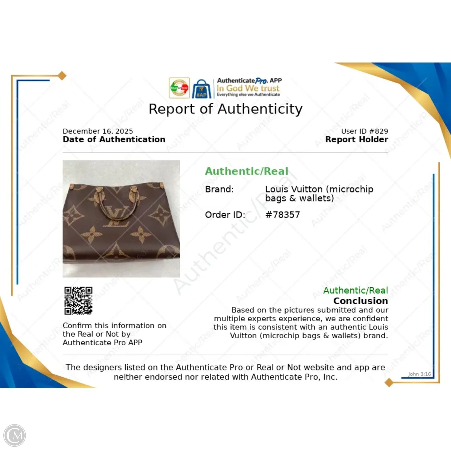 Handbag Luxury Designer By Louis Vuitton, Size: Large