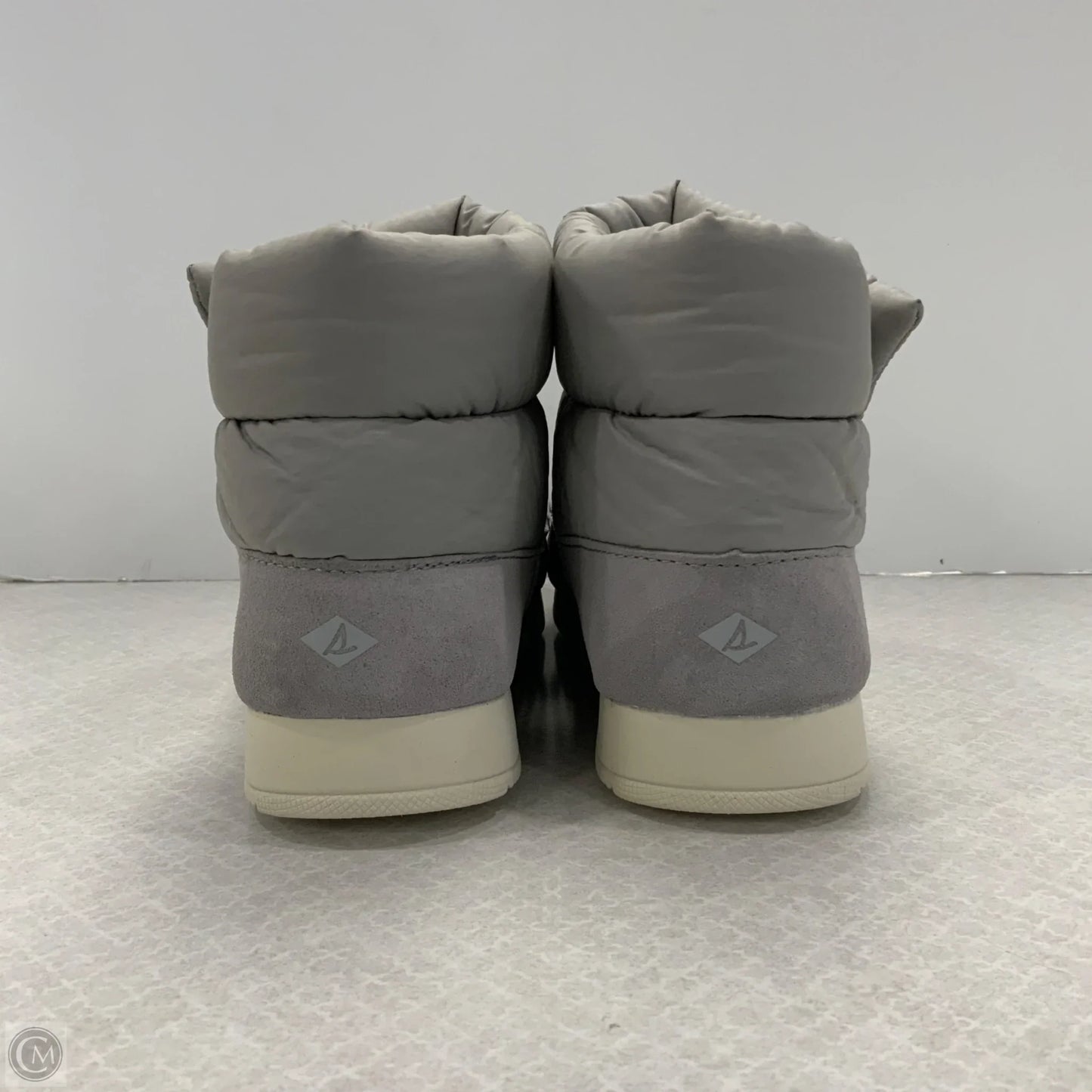 Boots Ankle Flats By Sperry In Grey, Size: 10