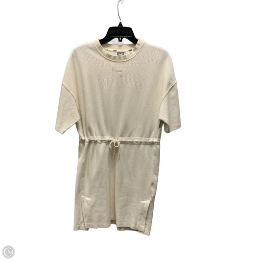 Athletic Dress By Puma In Cream, Size: Xs