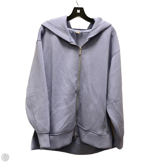Athletic Jacket By Zella In Blue, Size: M